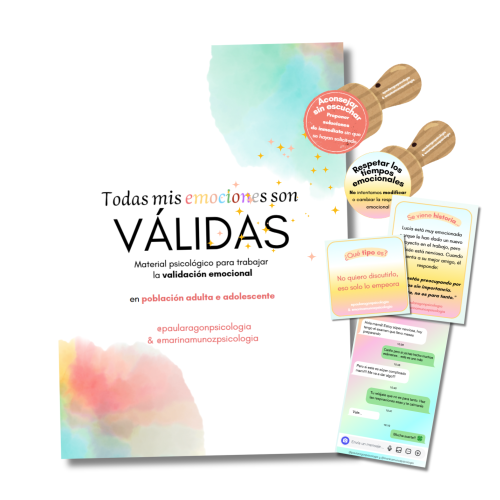 material de validación emocional para adolescentes y adultos