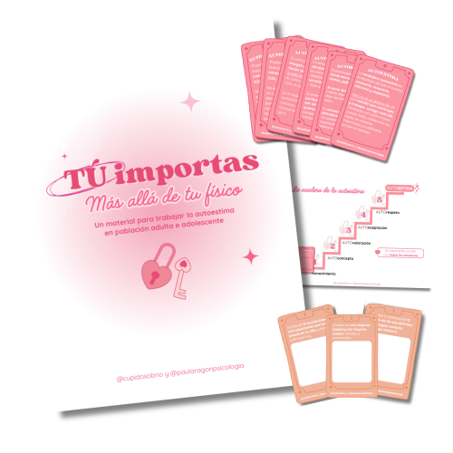 material para trabajar la autoestima con 6 componentes