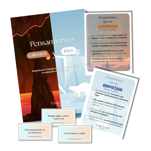 Material para trabajar pensamientos intrusivos