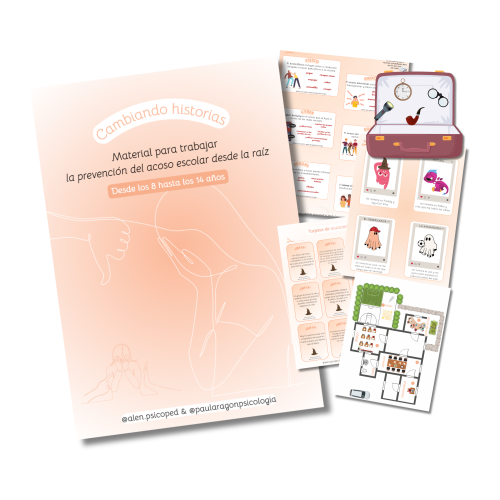 material para trabajar el acoso escolar prevención bullying infantil