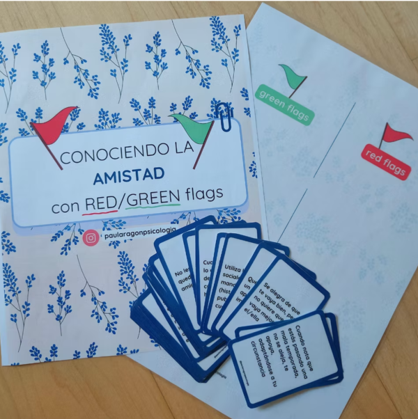 Amistad con RED & GREEN flags