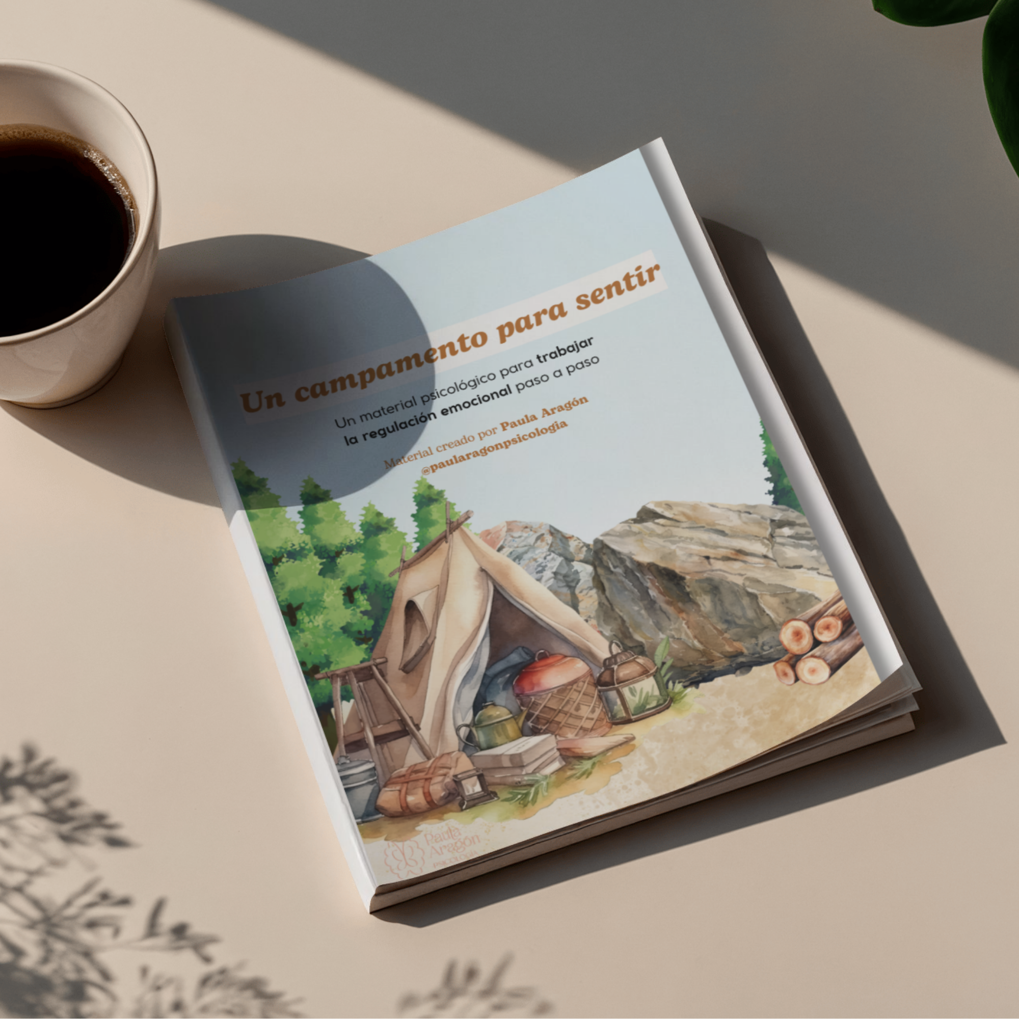 Material de psicología infanto-juvenil con recurso práctico ilustrado para trabajo terapéutico